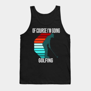 funny golf designs Tank Top